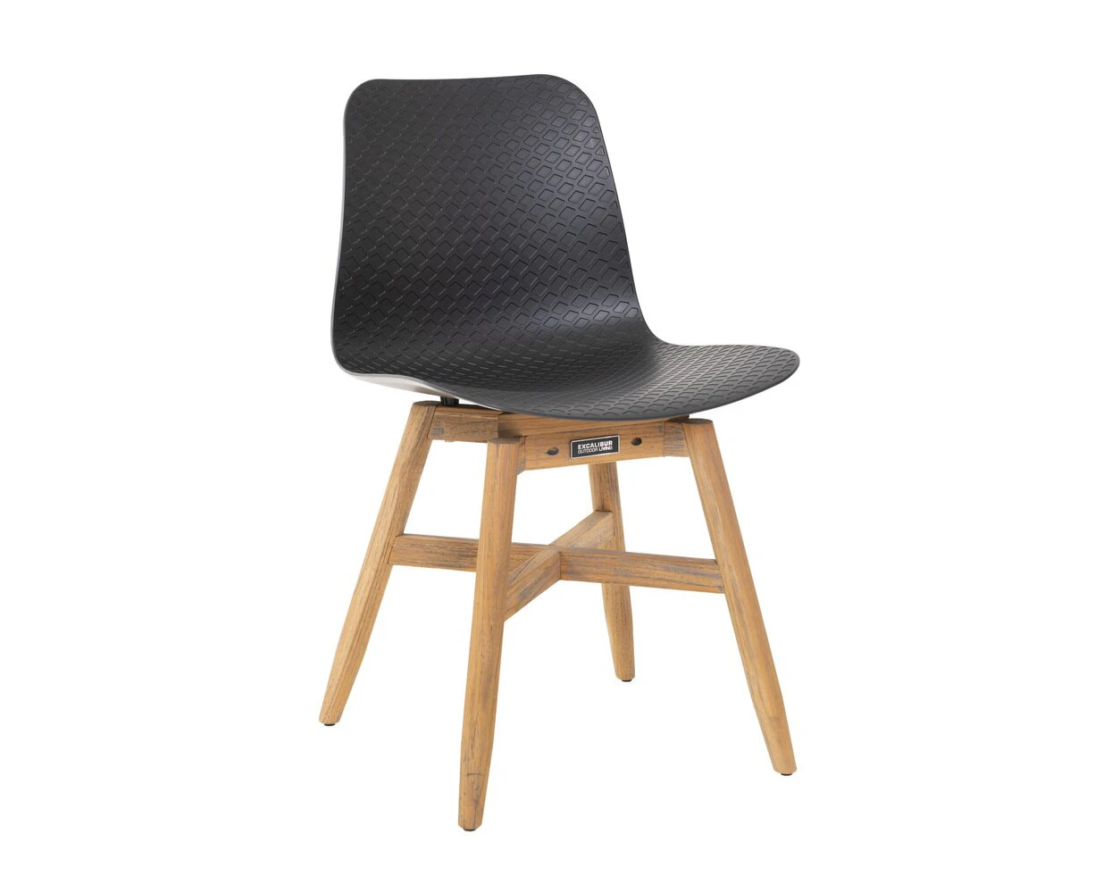 Excalibur St. Tropez Black Dining Chair