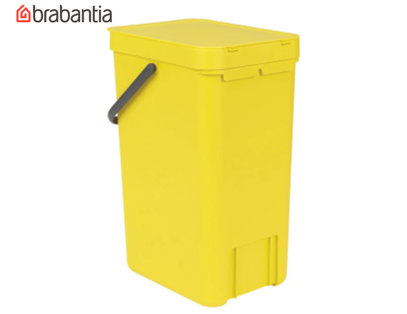 Brabantia 16L Sort & Go Waste Bin - Yellow