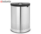 Brabantia 55L Selector Laundry Bin - Matte Steel