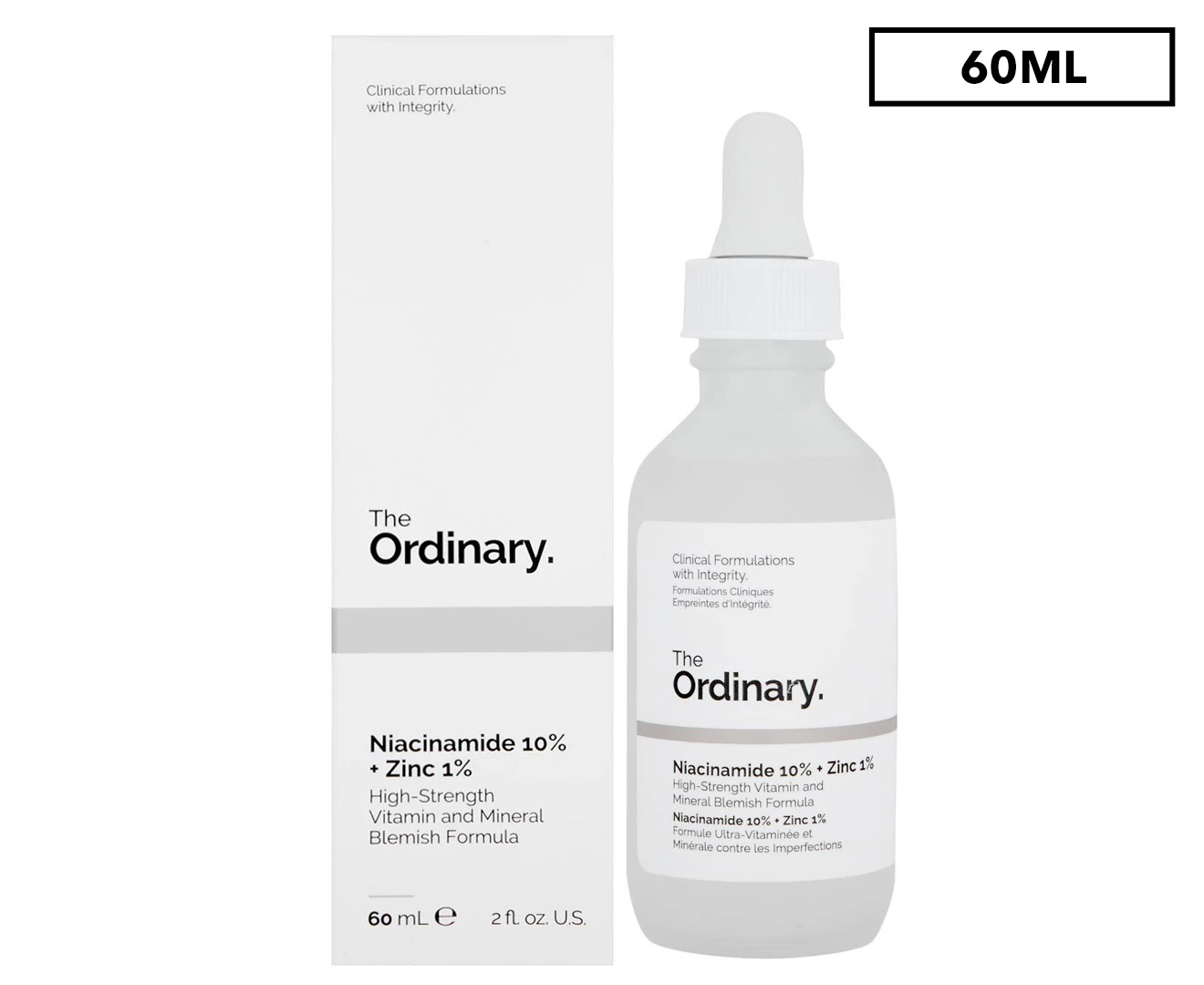 The Ordinary Niacinamide 10% + Zinc 1% 60mL