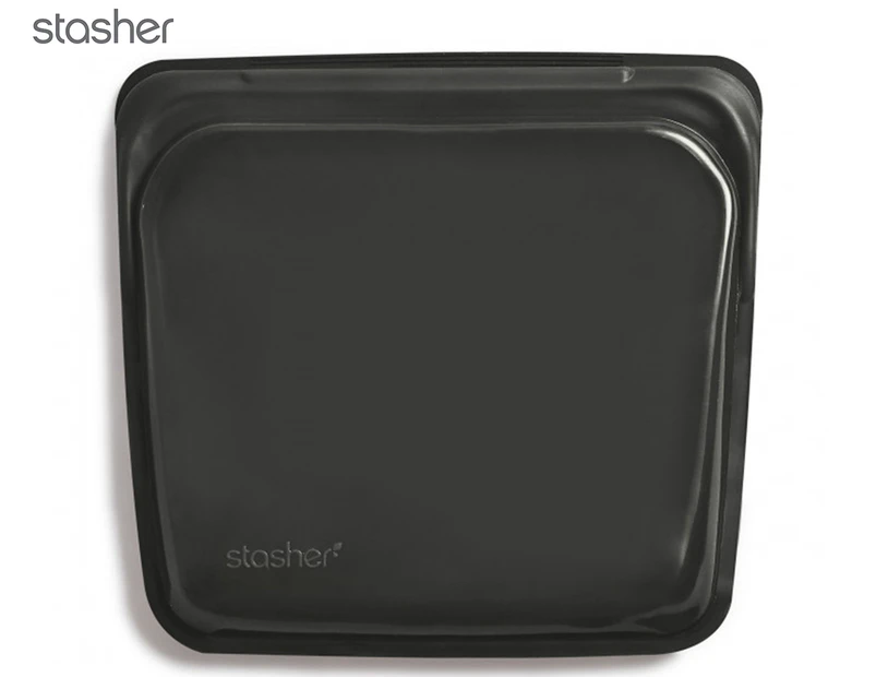 Stasher 450mL Reusable Sandwich Bag - Black