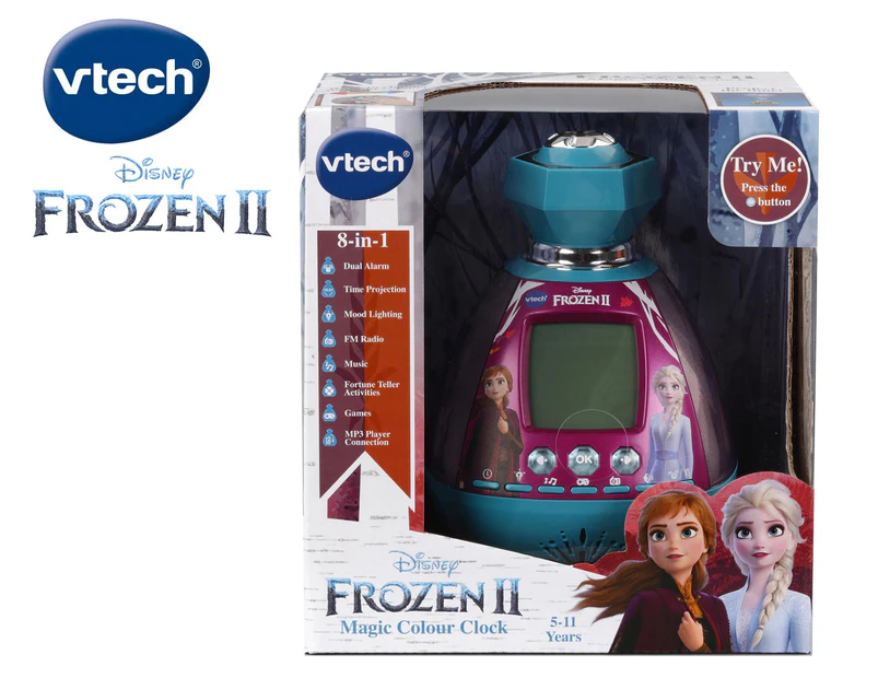 VTech Disney Frozen II Magic Colour Clock Toy