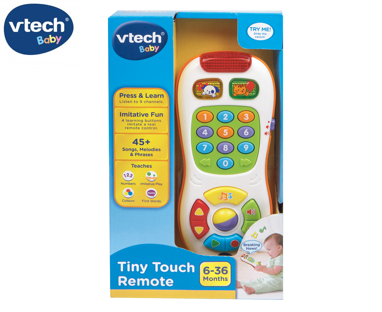 VTech Baby Tiny Touch Remote Catch.co.nz