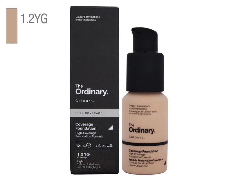 The Ordinary Coverage Foundation 30mL - 1.2YG Light (Yellow Undertones with Gold Highlights)