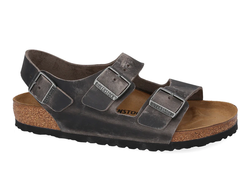Birkenstock Unisex Milano Regular Fit Sandals - Iron Grey