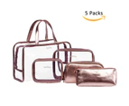 Lokass Cosmetic Bag Portable Carry on Travel Toiletry Bag