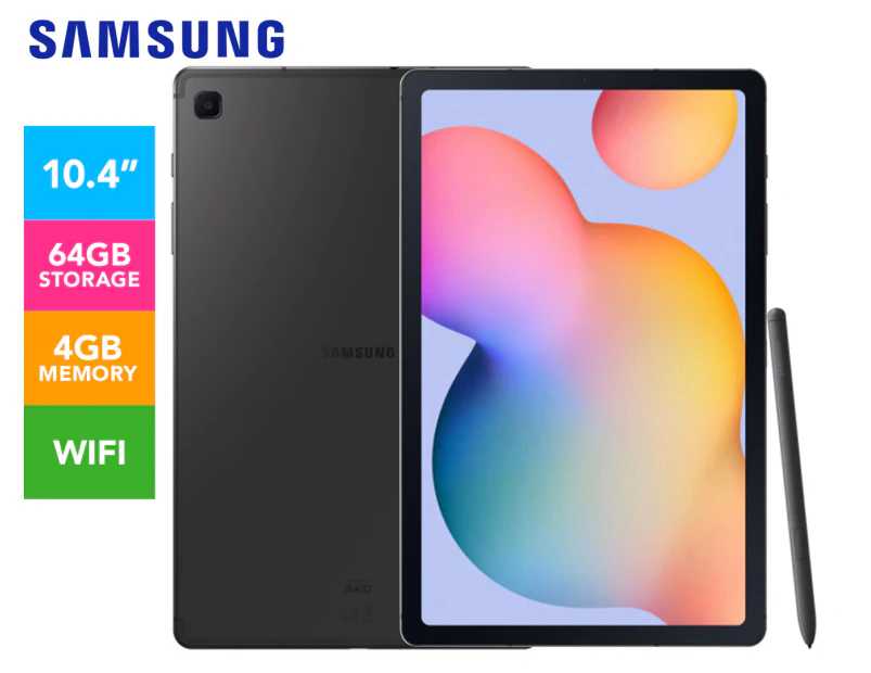 Samsung 10.4" Galaxy Tab S6 Lite 64GB WiFi Tablet - Oxford Grey