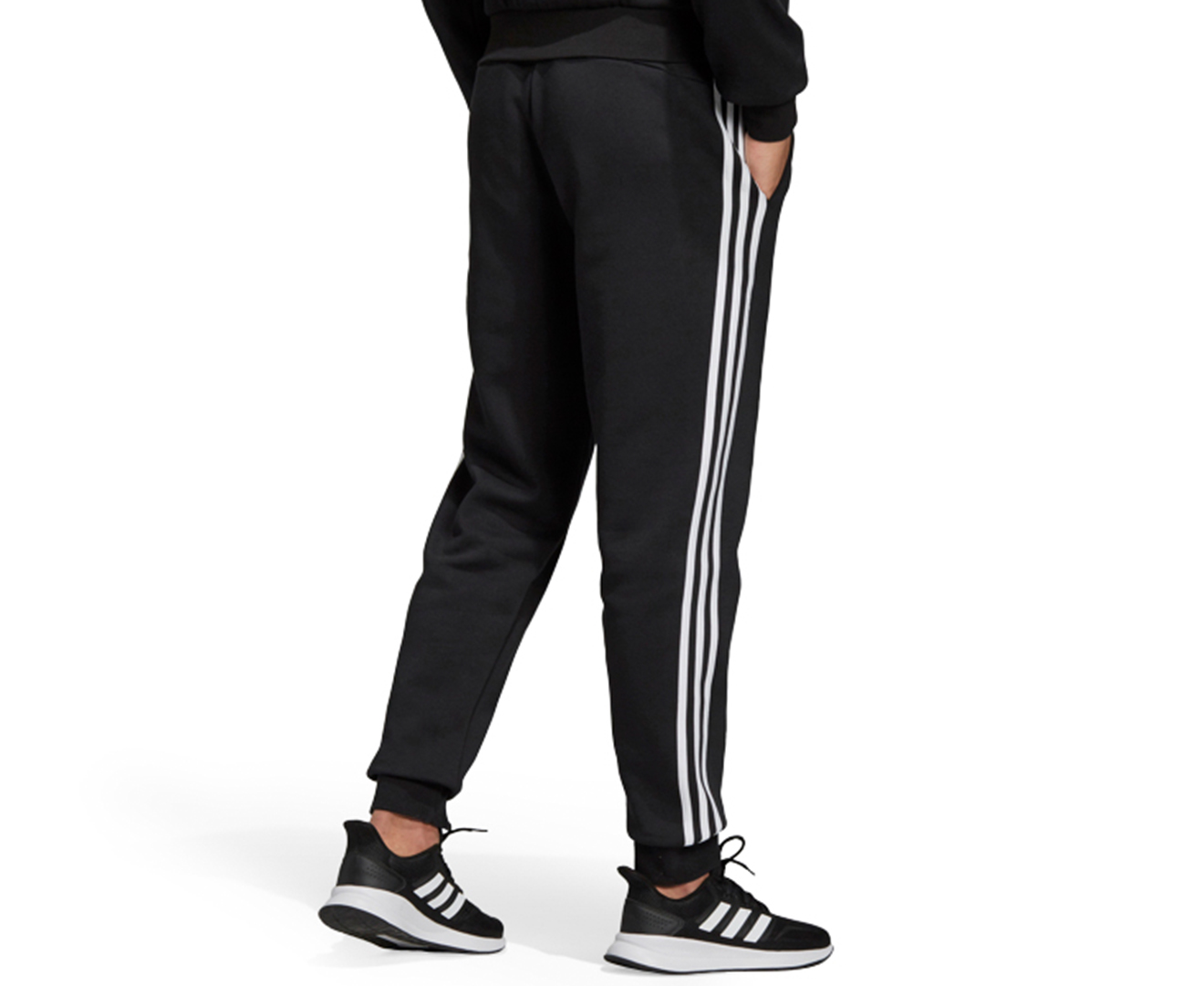 adidas essentials 3 stripes tapered