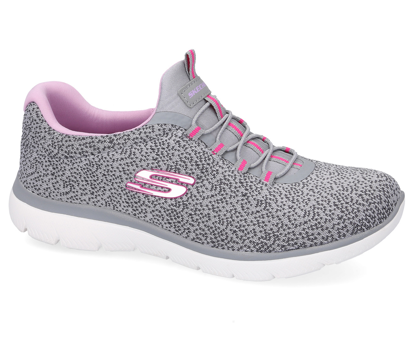Skechers Women's Summits Fresh Take Sneakers - Grey/Lavender | Catch.com.au