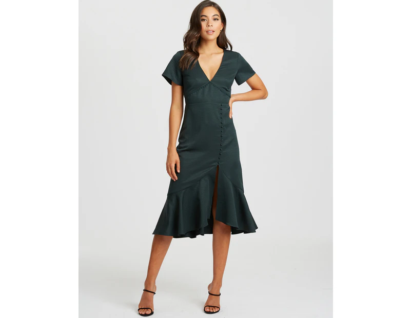 Calli Women's Briana Dress - Emerald