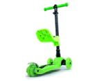 i-Glide Kids 3-Wheel Scooter Plus Seat | Green