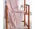 120x180cm Cozy Decorative Knit Woven  Throw Blankets