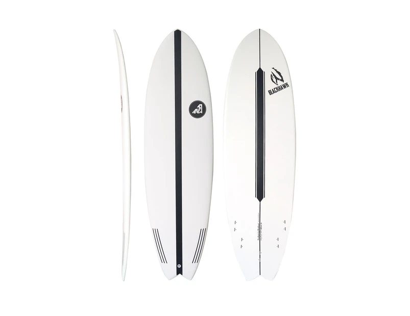 AREA51 Pod Fish 6'- 7'4 Surfboard White
