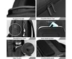 DTBG Travel 17.3 Inch Laptop Backpack Water Resistant Shockproof 9