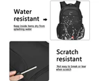DTBG Laptop Backpack 17.3 Inch, Water Resistant Outdoor Travel Business Backpack
