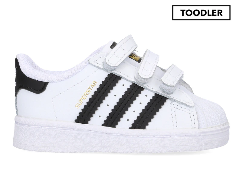 Adidas Originals Toddler Superstar Sneakers - Cloud White/Core Black