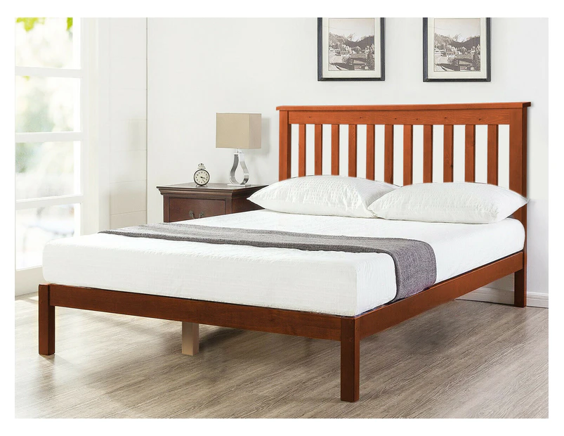 Levede Queen King Single Size Wooden Bed Frame Mattress Base Timber Platform
