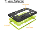 Galaxy Tab E 9.6 Case,Three Layer Hybrid Heavy Duty Shockproof Protective Case