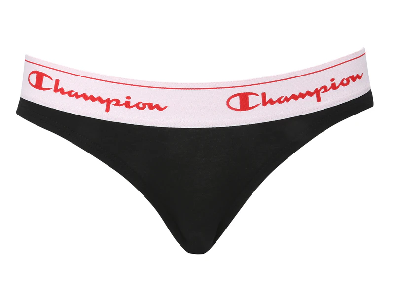 Champion Women's Plain Bikini Briefs - Black