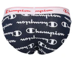 Champion Women's Print Bikini Briefs - Navy