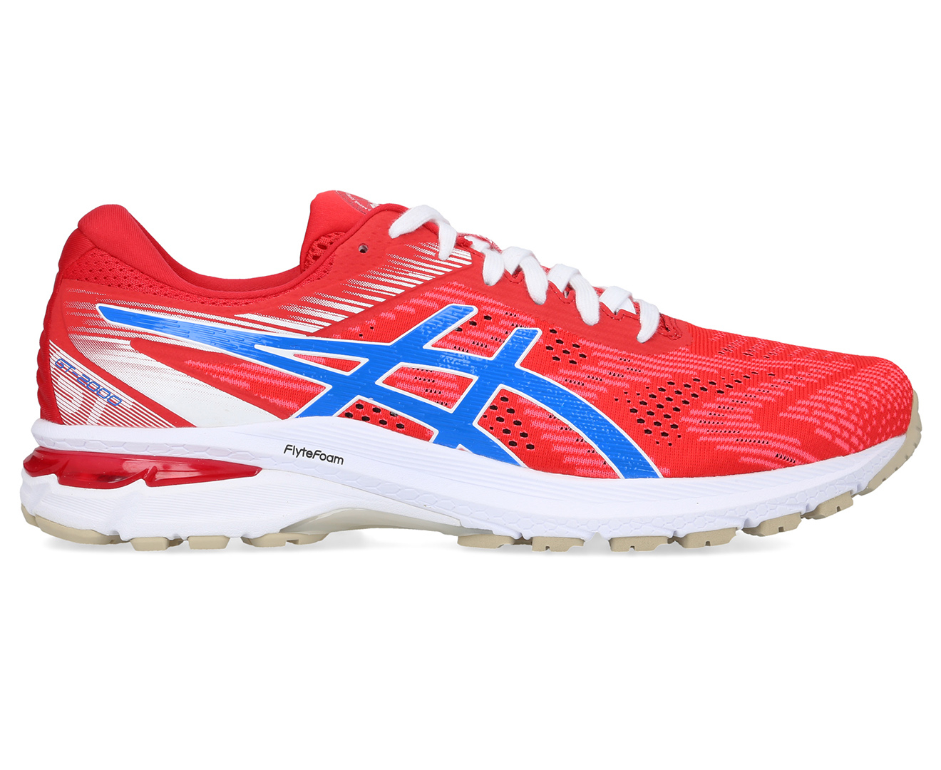 ASICS Men's GT-2000 8 Running Shoes - Classic Red/Electric Blue | Catch ...