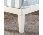 Zinus Moiz Wood Bed Base Frame - White