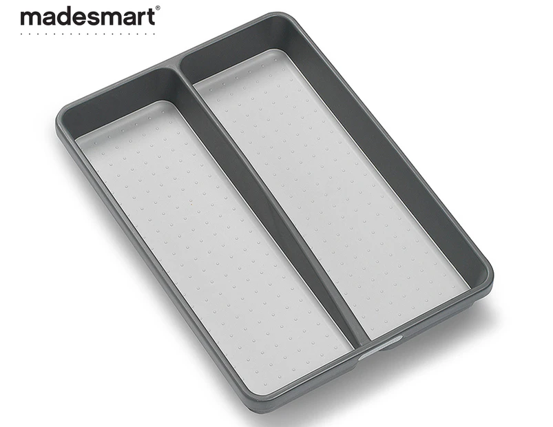 Madesmart 2-Compartment Mini Utensil Tray - Graphite