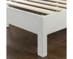Zinus Light Grey Wood Bed Frame w/  Headboard