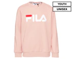 Fila Kids' Unisex Classic Crew Sweatshirt - Mellow Rose