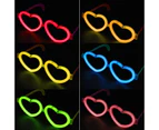 Glow Sticks Glasses Headband Light Shining Party Toy Glow In The Dark Glowsticks - Heart shape