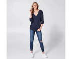 Target Rory Henley Long Sleeve Top - Navy Blue - Blue