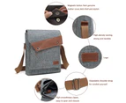 CoolBell 10.6 Inch Small Messenger Bag-Grey