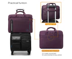 CoolBELL 15.6 inch Laptop Bag Messenger Bag-Purple
