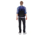 POSO 15.6 Inch Laptop Backpack Anti-Theft Business Bag-Blue