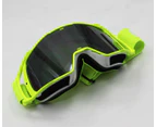 Goggles - Anti-frog UV Protection for Motocross Motorbike Motorcycle MX Dirt Pit Bike Ski Snowboard sports  - Yellow +  Tinted