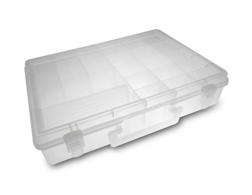 Silstar 306 Fishing Tackle Box - Fishing Tackle Tray With Up To 23 Compartments