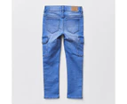 Target Fitted Cargo Jean - Blue - Blue