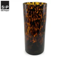 Salt & Pepper 16x36cm Curate Vase - Leopard