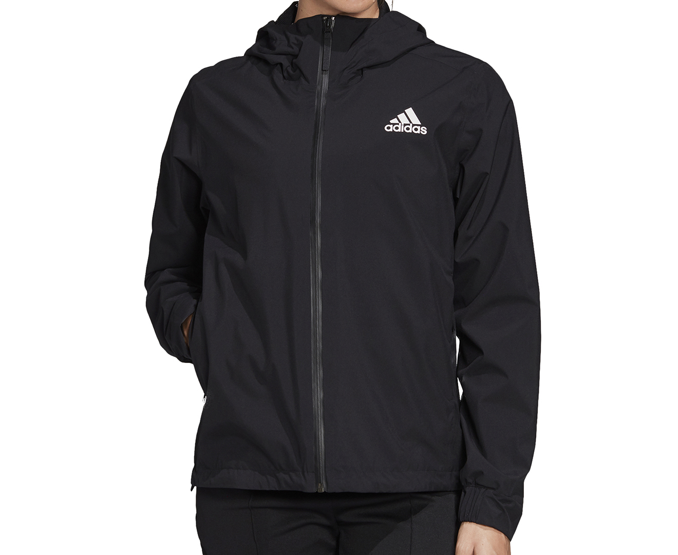 Adidas Women's 3-Stripes RAIN.RDY Jacket - Black | Catch.co.nz