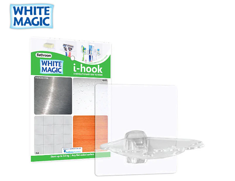 White Magic i-Hook Bathroom Accessory Holder