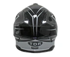 Black Motorcycle Motocross Sports Motorbike Helmet for Kids/Youth/Boy/Girl/Children - Black