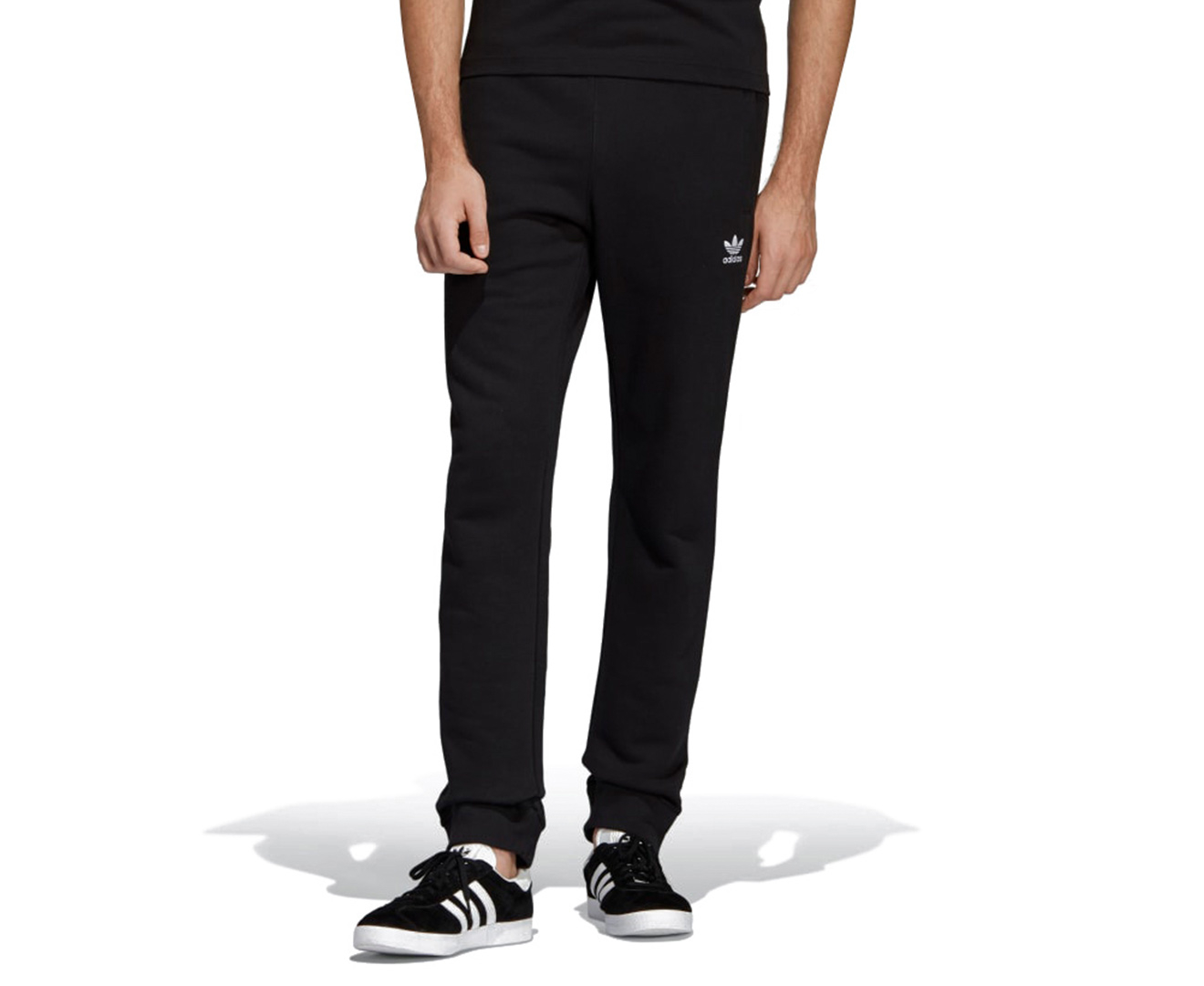 Adidas Originals Men's Trefoil Essentials Sweat Pant - Black | Catch.co.nz