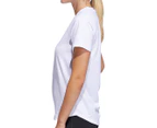 Adidas Women's Badge Of Sport Tee / T-Shirt / Tshirt - White/Black