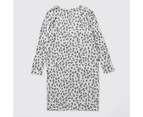 Target Animal Print Longline Knit Cardigan - Grey - Grey