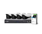 VIP Vision Pro Series 4 Camera 8.0MP IP Surveillance Kit (Fixed, 2TB)