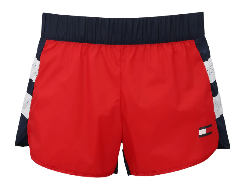 Tommy Hilfiger Sport Women's 3-Inch Woven Shorts - True Red