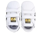 Adidas Originals Toddler Superstar Crib Sneakers - Cloud White/Core Black