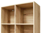 HelloFurniture Niva 5-Tier Bookcase - Natural