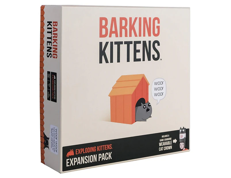 Exploding Kittens Barking Kittens Expansion Pack for Exploding Kittens Card Game