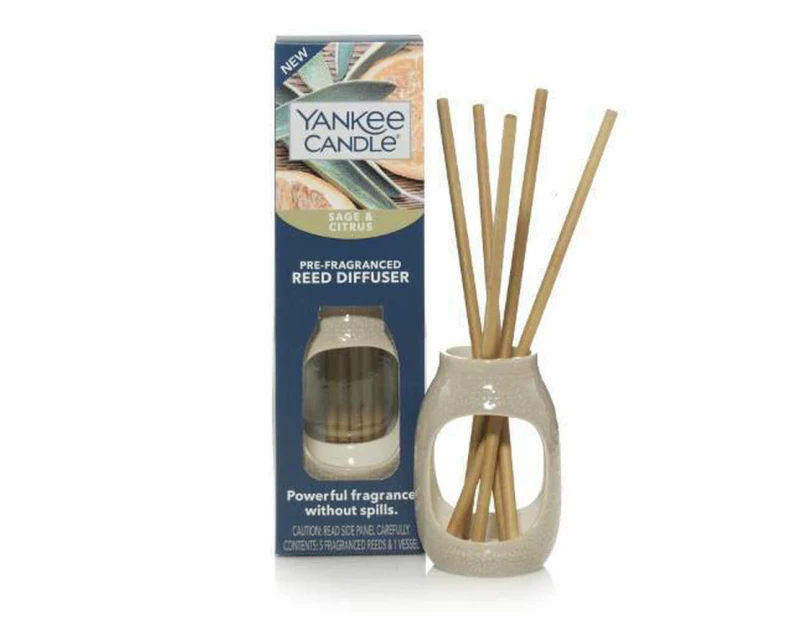Yankee Candle Pre-fragranced Reeds Kit - Sage/Citrus